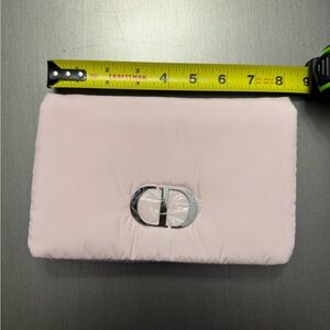 Dior puffy pink cosmetic pouch GWP